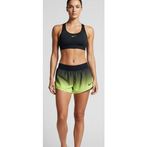 Nike Neon Running Shorts High Visibility Ombre Lined M